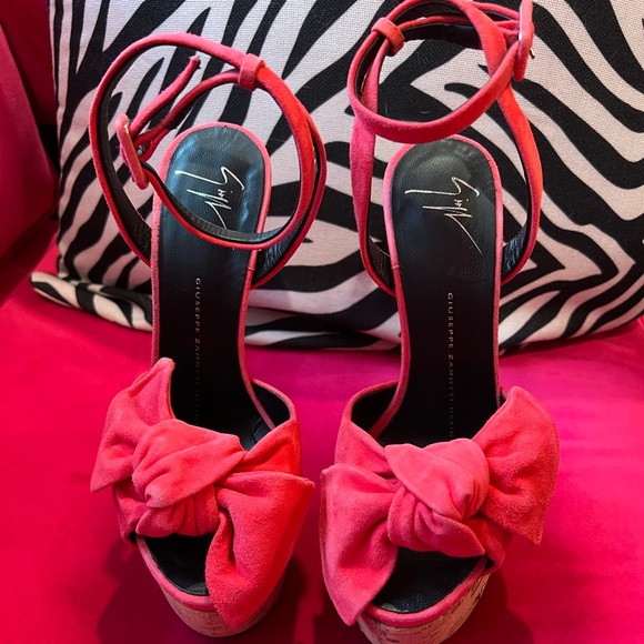 giuseppe zanotti denny 115 camoscio in azalea - Picture 2 of 8